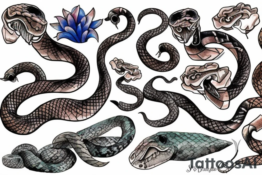 snake tattoo idea