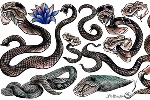 snake tattoo idea