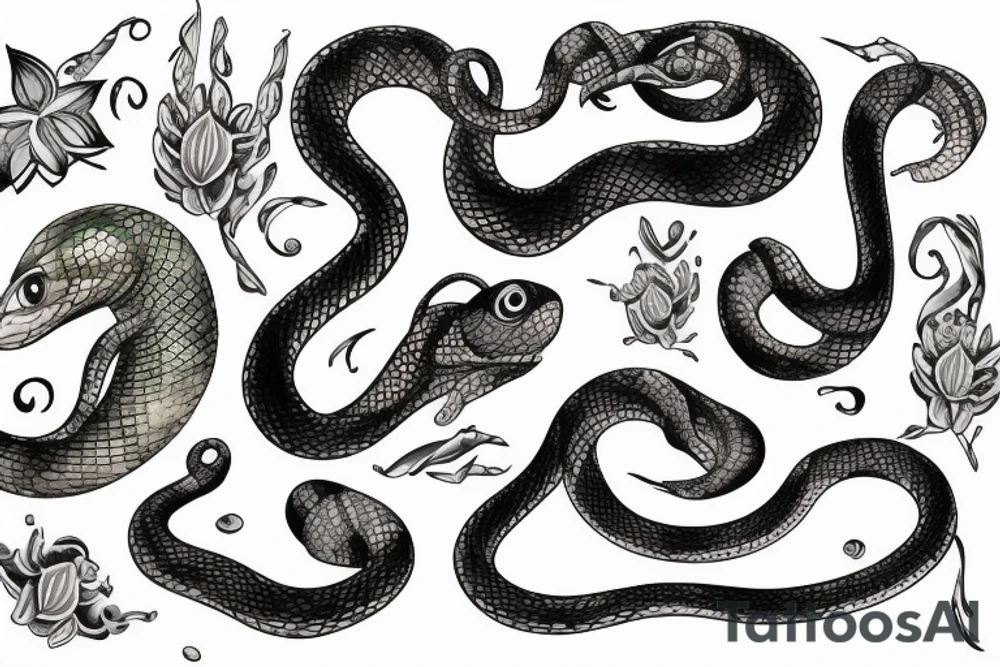 snake tattoo idea