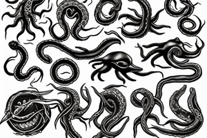 a kraken tattoo idea