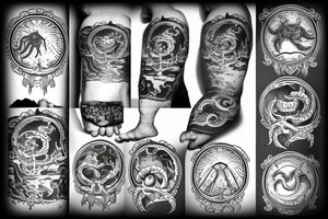 a kraken tattoo idea