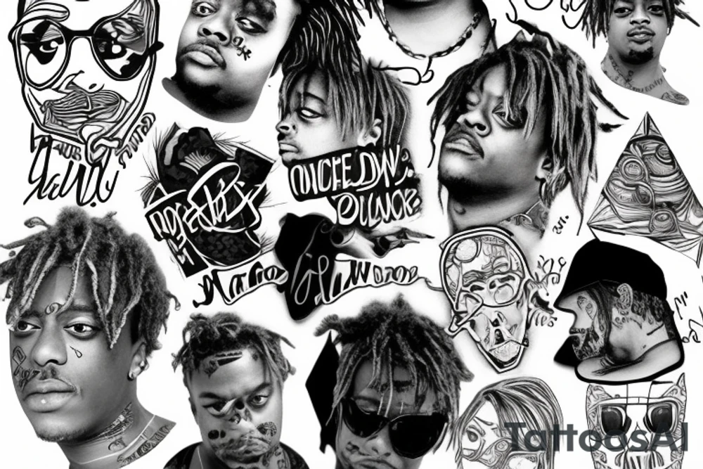 Juice wrld tattoo idea