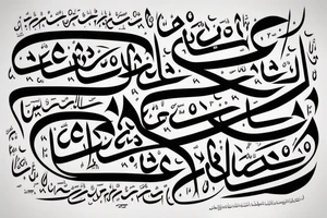 Arabic calligraphy tatto with the text "Riadh" tattoo idea