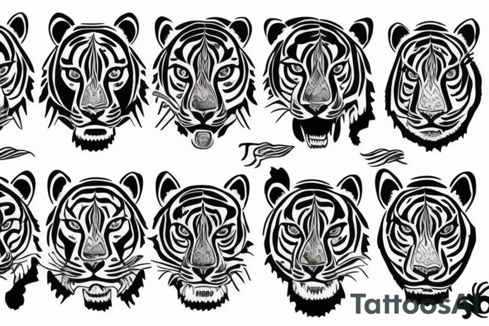 Tiger tattoo idea