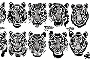 Tiger tattoo idea