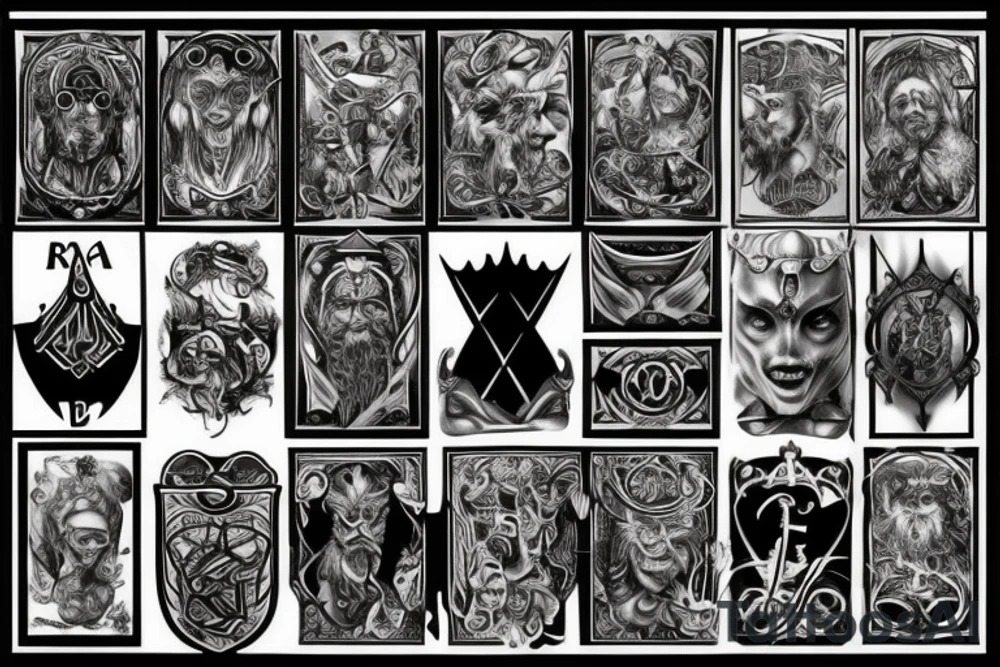 King of kings symbol tattoo idea