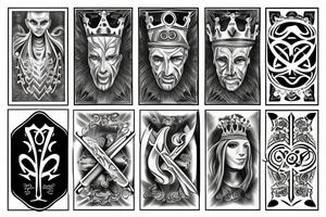 King of kings symbol tattoo idea