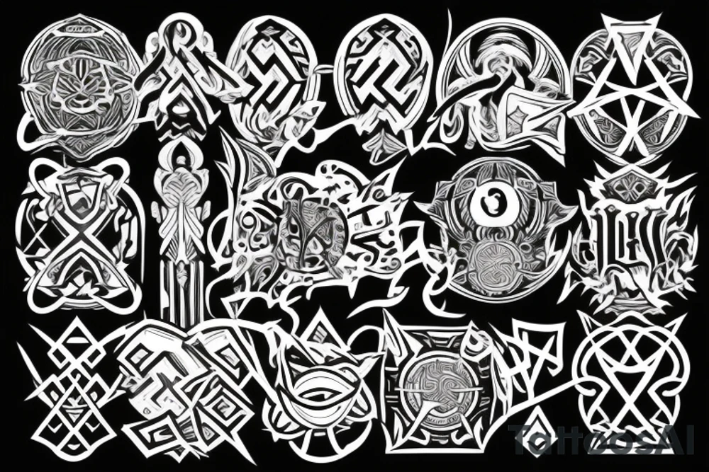 King of kings symbol tattoo idea