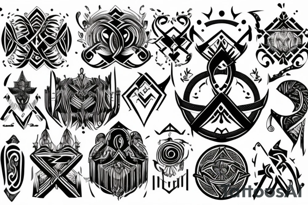 King of kings symbol tattoo idea