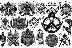 King of kings symbol tattoo idea