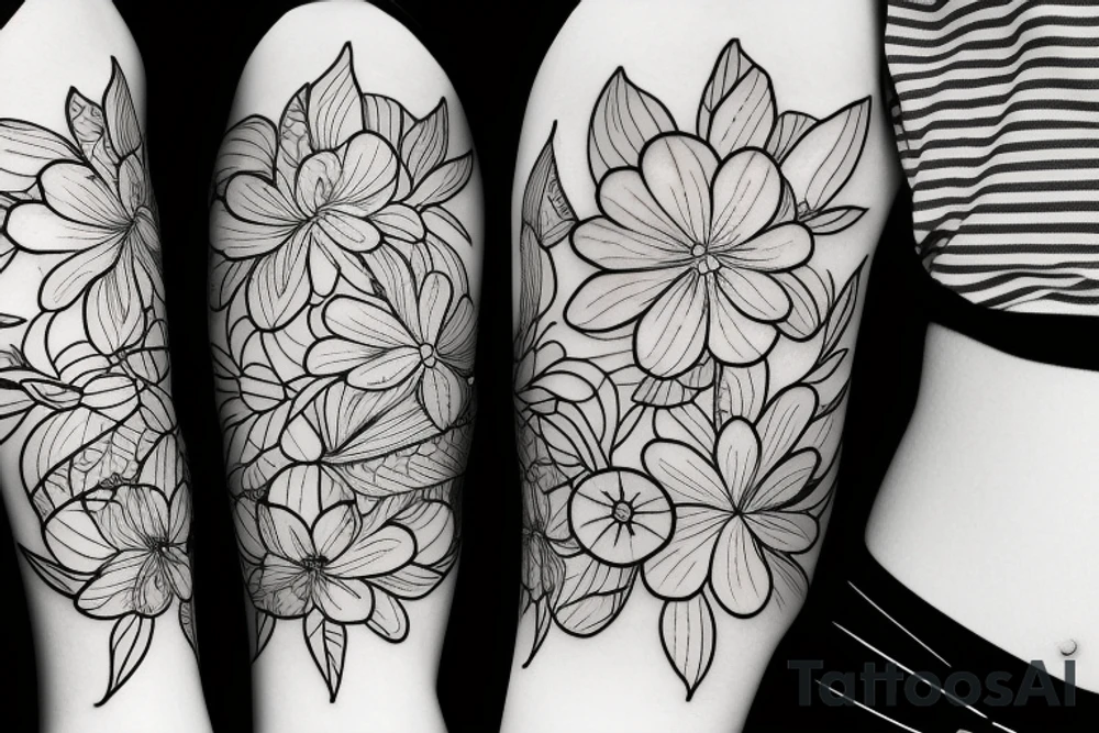 Buttercup flower tattoo idea