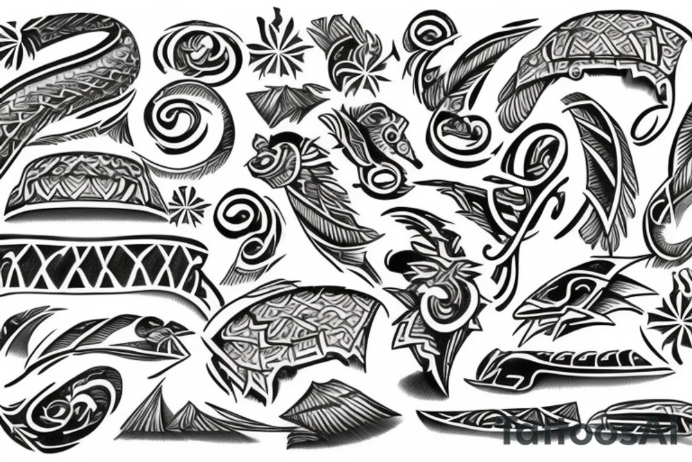 Polynesian tattoo idea