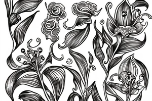 lily of the valley tattoo idea