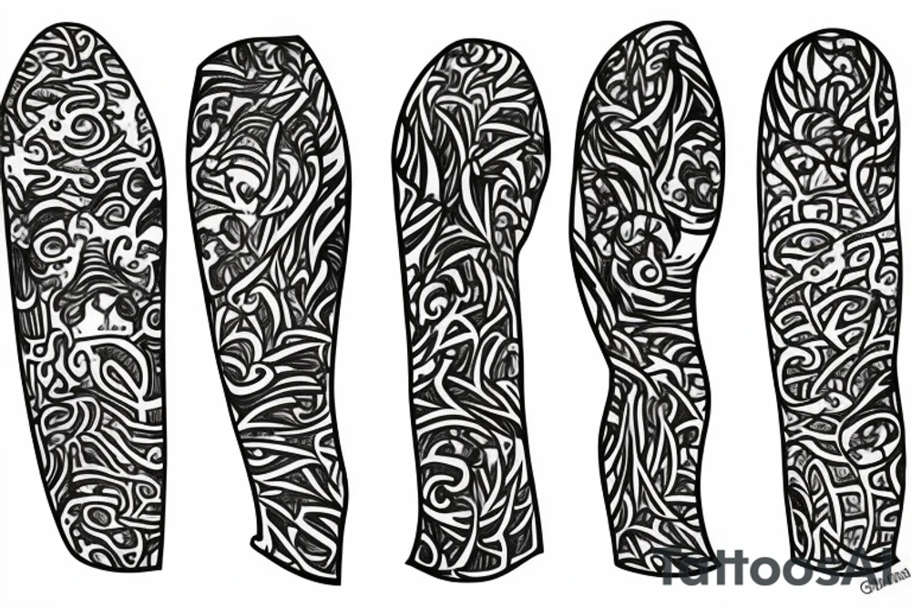 spine jungle tattoo idea