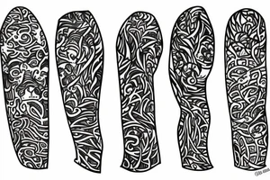 spine jungle tattoo idea
