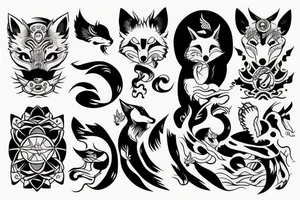 Kitsune tattoo idea