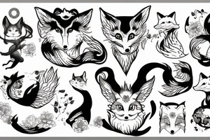 Kitsune tattoo idea