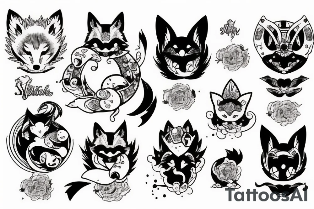 Kitsune tattoo idea