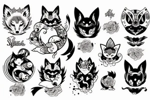 Kitsune tattoo idea