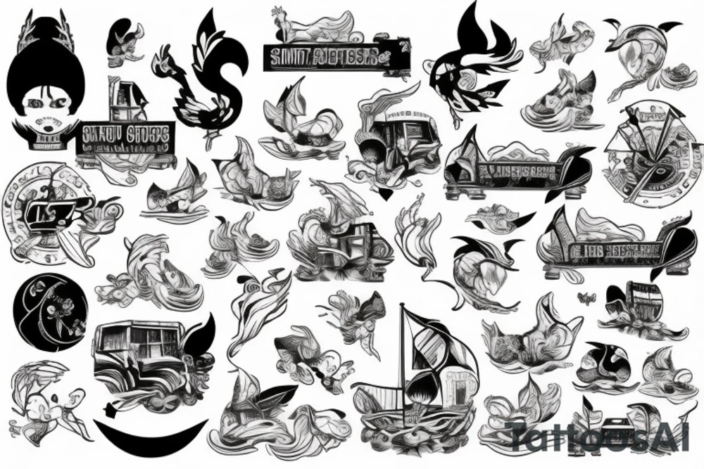 Kitsune freight solutions tattoo idea