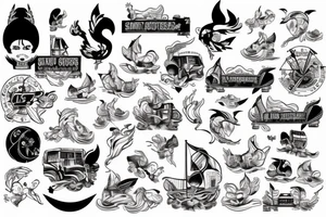 Kitsune freight solutions tattoo idea