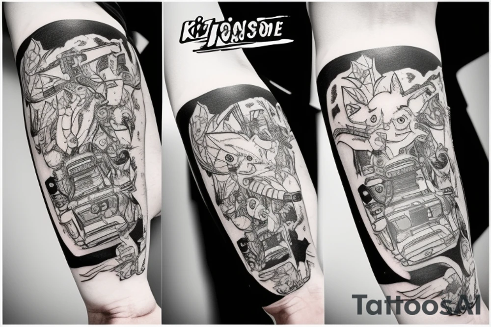 Kitsune freight solutions tattoo idea