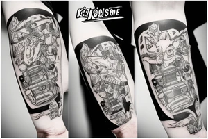 Kitsune freight solutions tattoo idea