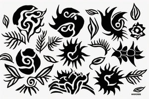 growing into sun tattoo idea