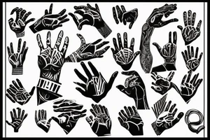 hands shaping clay tattoo idea