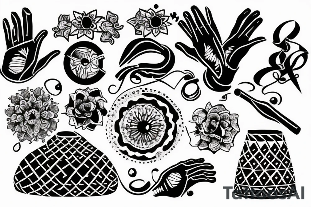 hands on a pottery wheel tattoo idea