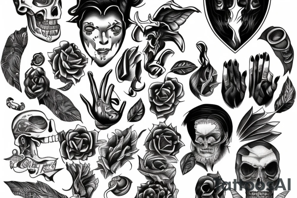 Pain of man turning to power tattoo idea