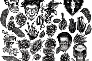 Pain of man turning to power tattoo idea