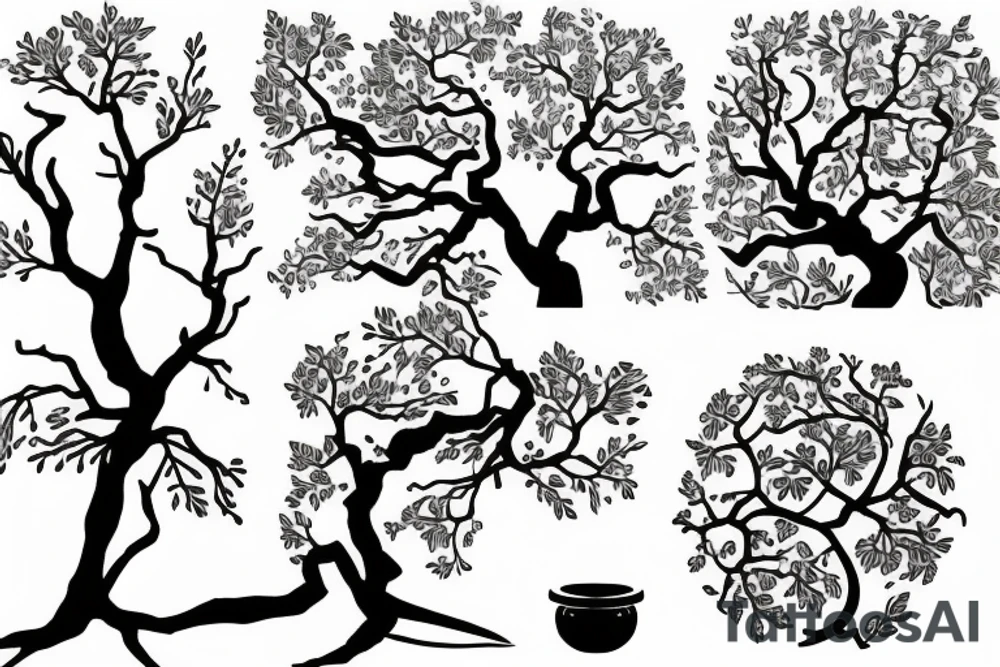 bonzai tree tattoo idea