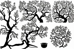 bonzai tree tattoo idea