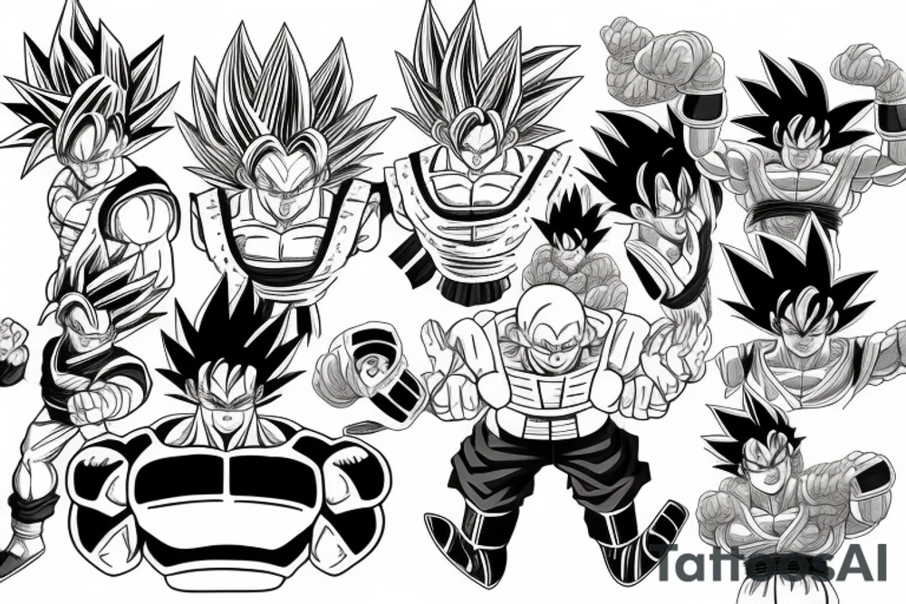 Dragon ball z tattoo idea
