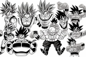 Dragon ball z tattoo idea