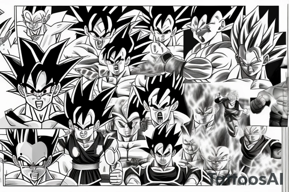 Dragon ball z tattoo idea