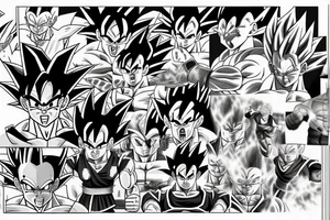 Dragon ball z tattoo idea