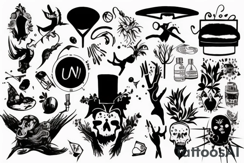 something that describes absurdism of life tattoo idea