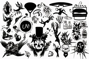 something that describes absurdism of life tattoo idea