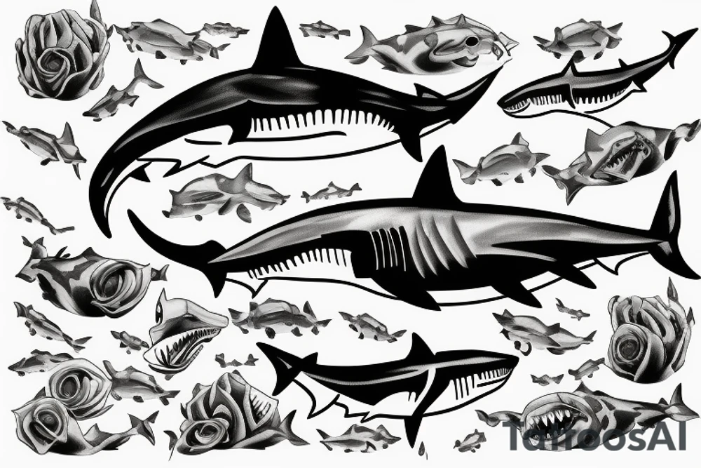Shark tattoo idea