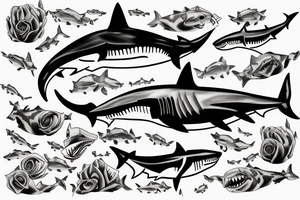 Shark tattoo idea