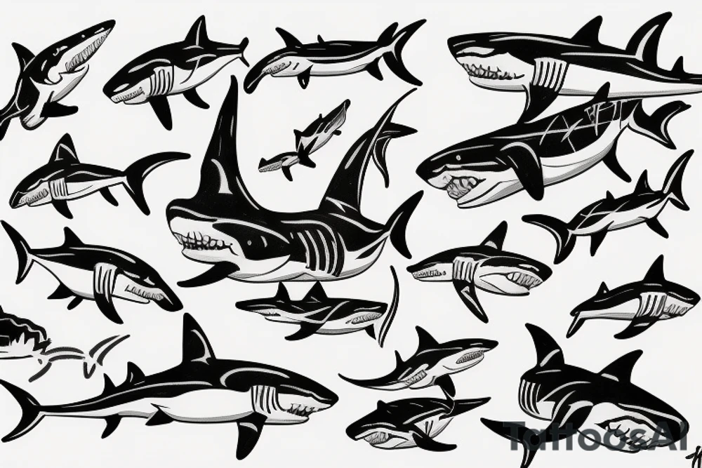 Shark tattoo idea