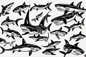 Shark tattoo idea