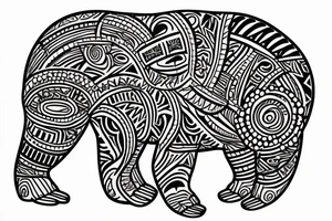 polar bear tattoo idea