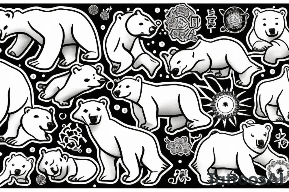 polar bear tattoo idea