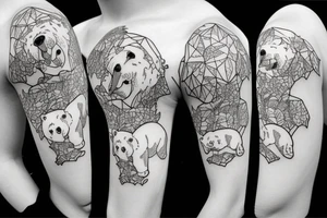 polar bear tattoo idea
