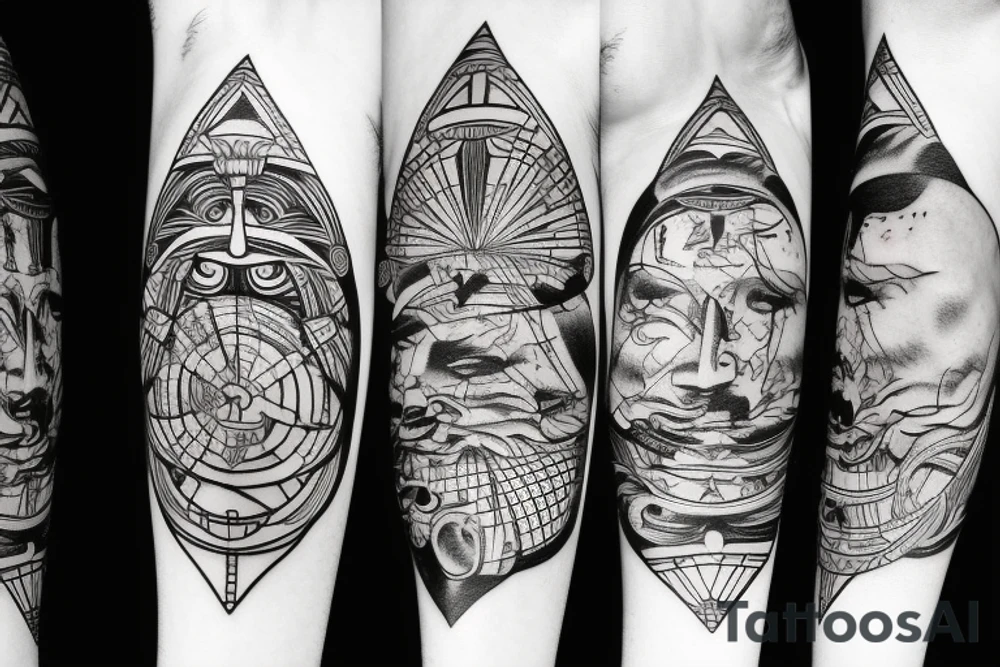 Astrology, Greek god, man tattoo idea