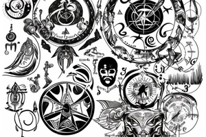 Astrology, Greek god, man tattoo idea