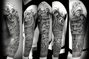Something that goes well with mythological themes and travel theme to male biceps. tattoo idea